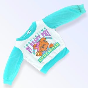 Vintage 80s ToddleTime Little Sister Sweater Size 2T